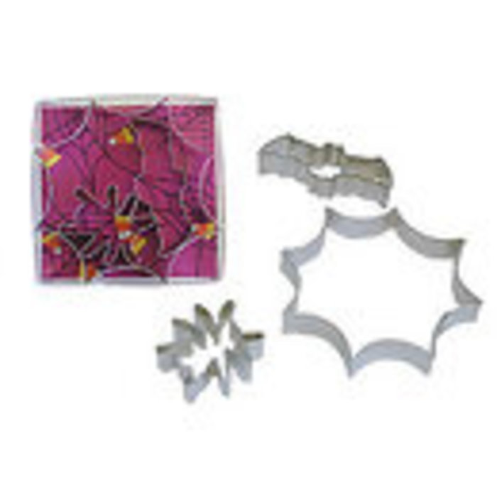 Halloween Cookie Cutter Set with Bats and Spiders