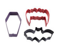 Vampire Halloween Cookie Cutter Set 3 Piece