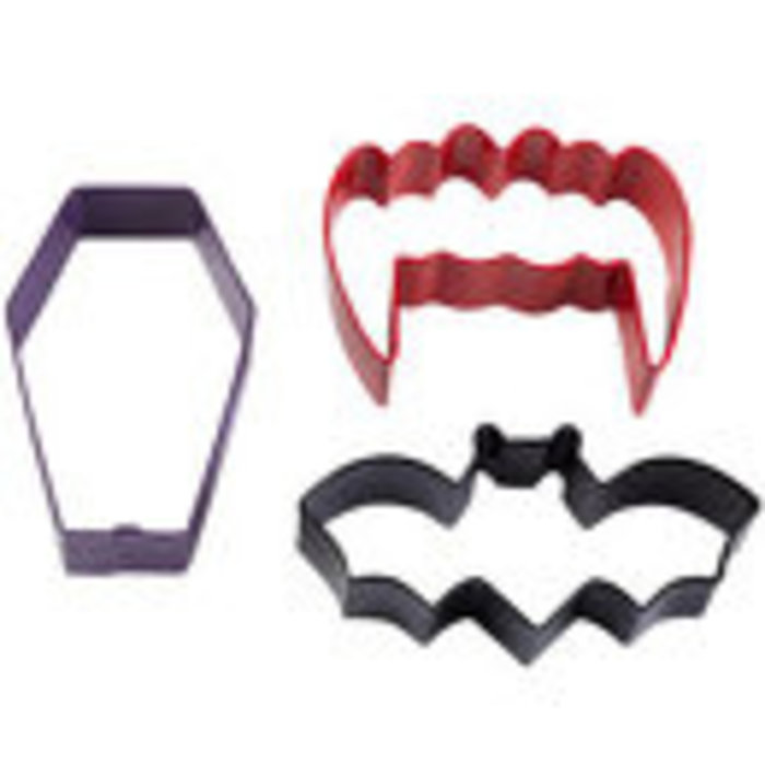 Vampire Halloween Cookie Cutter Set 3 Piece