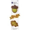 Autumn 3 Piece Cookie Cutter Set