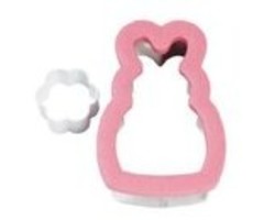 Easter Bunny Comfort Grip Cookie Cutter Set