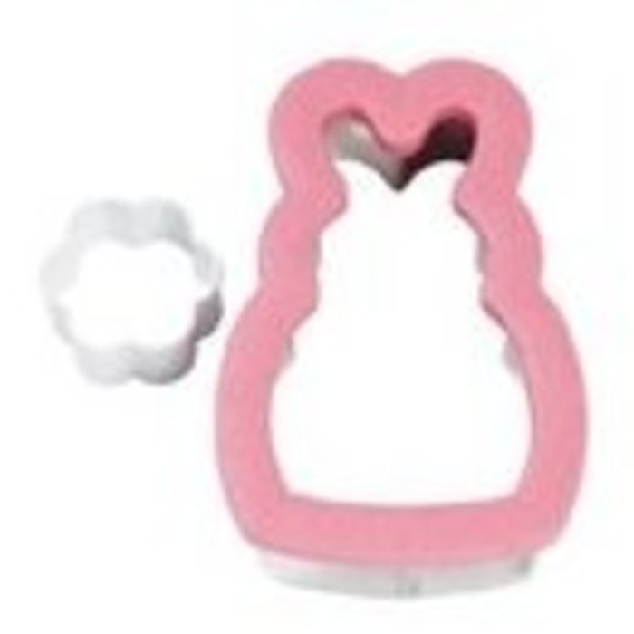 Easter Bunny Comfort Grip Cookie Cutter Set