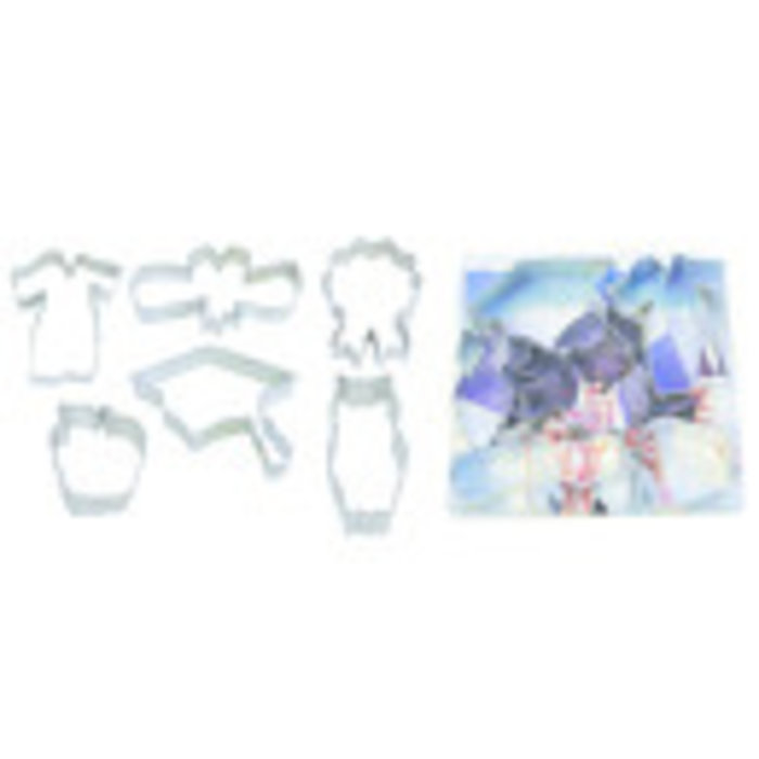 Graduation Cookie Cutter Set