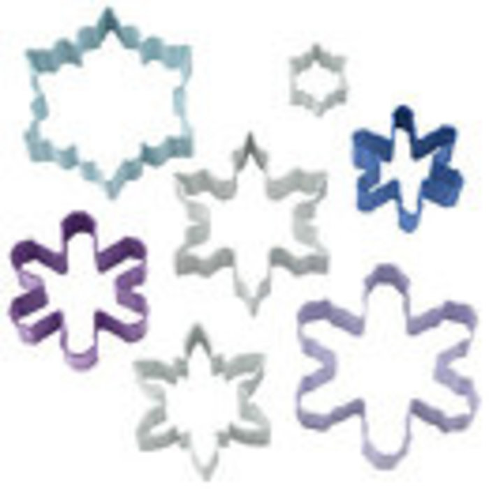 Snowflake Cookie Cutter Set 7 Piece