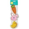 Easter Bunny, Chick and Carrot Cookie Cutter Set