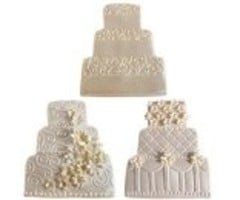Wedding Cake Texture Cookie Cutter Set by Autumn Carpenter