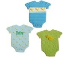 Baby Onesie Texture Cookie Cutter Set by Autumn Carpenter