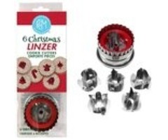 Christmas Linzer Cookie Cutter Set