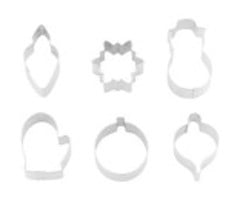 Mini Christmas Cookie Cutter Set 6 Piece