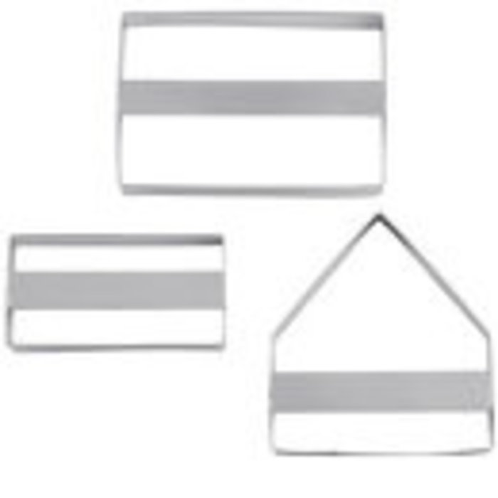Gingerbread House Cookie Cutter 3 Piece Set by Wilton