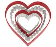 Nesting Heart Cookie Cutter 4 Piece Set