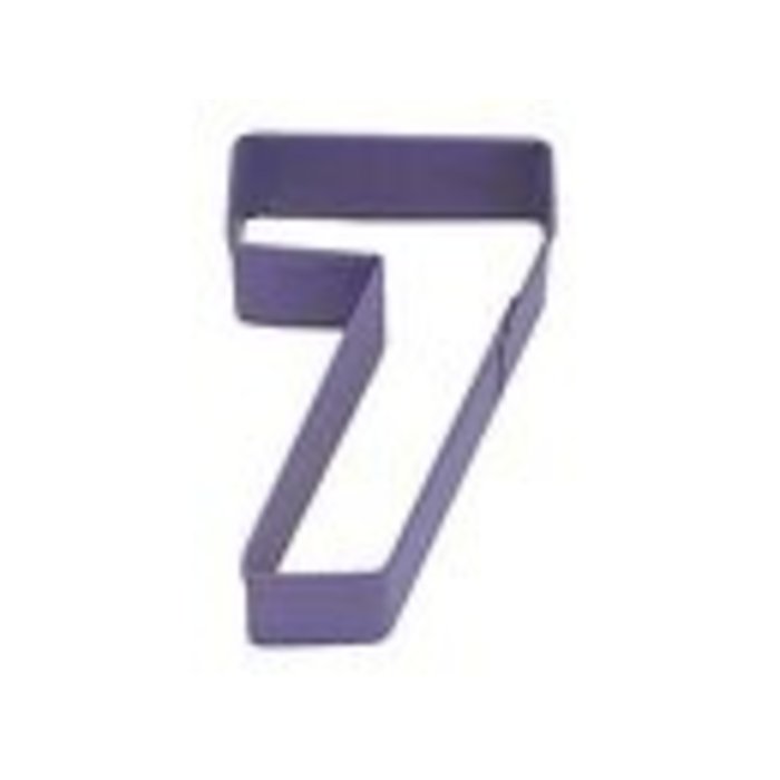 Number 7 Shaped Cookie Cutter by R&M