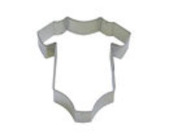 Baby Onesie Cookie Cutter White