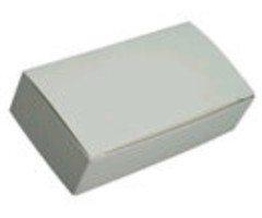 White candy boxes 1/4 Pound 1 Piece 6 Count sku 1070