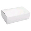 White candy boxes 1-1/2 pound 6 per order. sku 1150