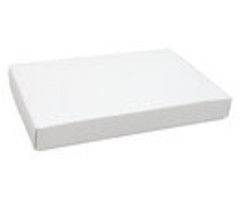 White Cover Candy Box 1 pound 2 Piece Box 1 Layer 1400 c