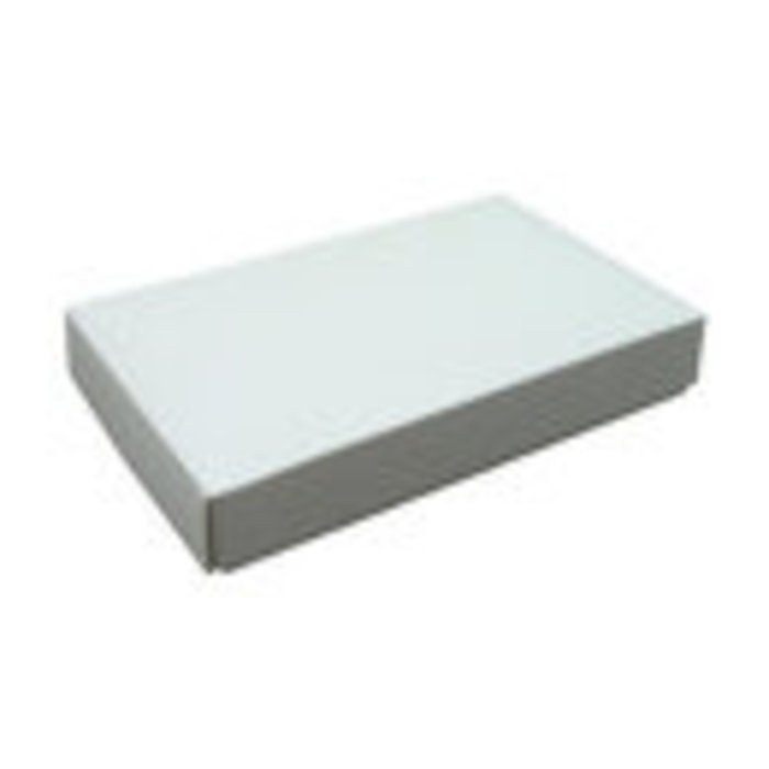 White Cover Candy Box 1/2 Pound 2 Piece Box 1 Layer