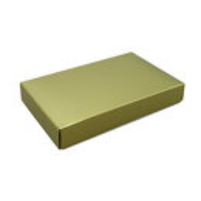Gold Cover Candy Box 1/2 pound 2 Piece Box 1 Layer
