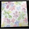 Candy Gift Box Watercolor Daisy 8 oz Square 2 Piece with Candy Tray