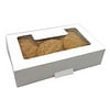 Cookie Gift Box - Grease Resistant - White with Window