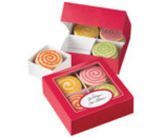 Christmas Cookie Sampler Box Red