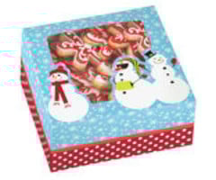 Snowman Christmas Cookie Boxes