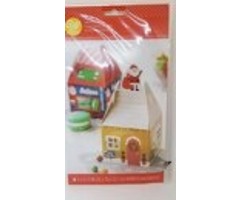 Santa House Shaped Christmas Treat Boxes