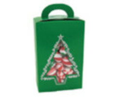 Christmas Tree candy box with a Window Tote Box
