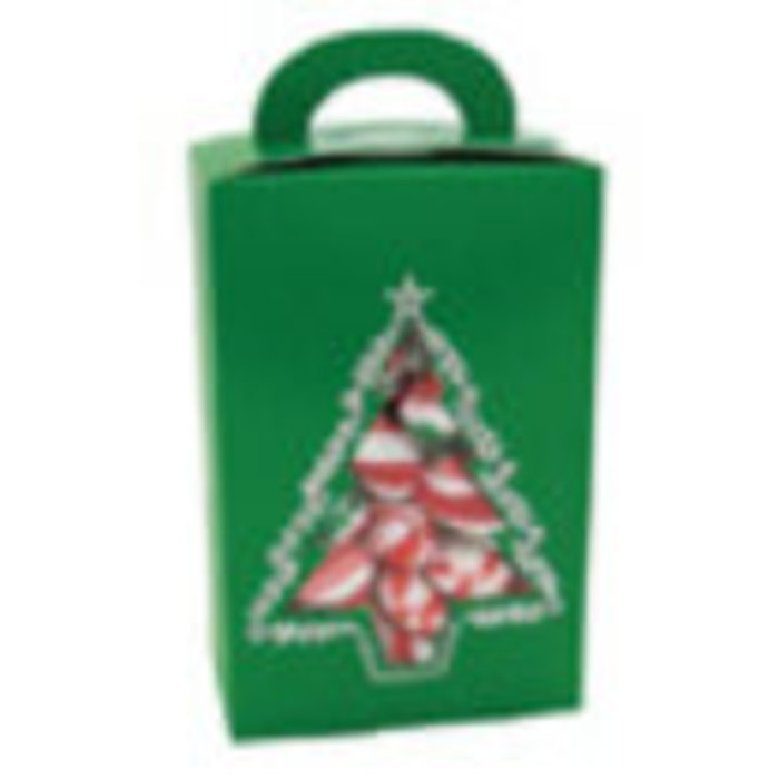 Christmas Tree candy box with a Window Tote Box