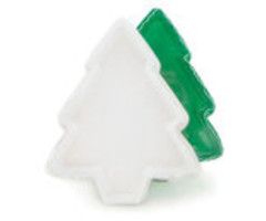 Green Christmas Tree Candy box with a clear lid