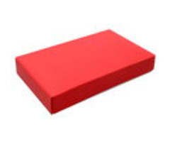 Red Cover Candy Box 1/2 pound 2 Piece Box 1 Layer