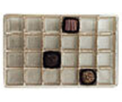 1# Gold Plastic Tray 24 Cavity