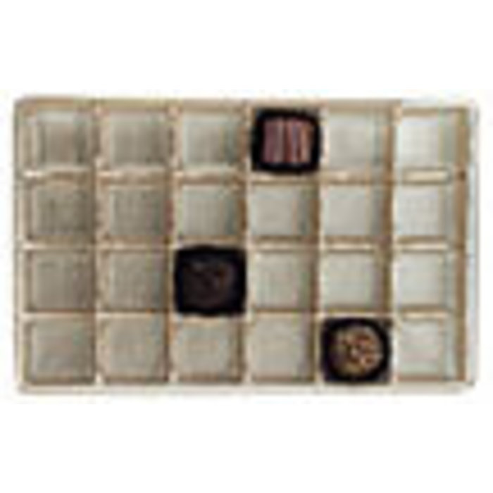 1# Gold Plastic Tray 24 Cavity