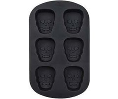 Skull Silicone Mold 6 Cavity