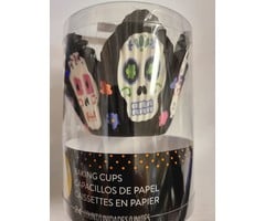 Day of the Dead Petal Cupcake Liners