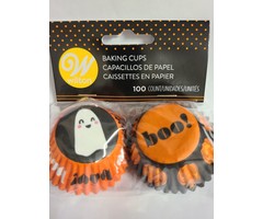 Boo and Ghost Mini Cupcake Liners