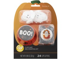 Bat and Ghost Halloween Cupcake Decorating Kit