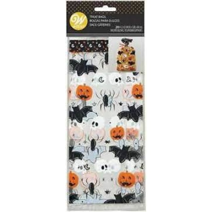 Skull, Bat, Spider and Jack-O-Lantern Treat Bags