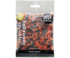 Halloween Sour Sprinkle Mil 2.8 Ounces