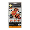Pumpkin and Circle Halloween Cookie Cutter and Stencil Set