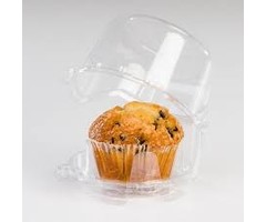 Single Plastic Cupcake Box