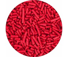 Red Jimmies Cookie Sprinkles 1 Cup