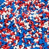 Red, White and Blue Cake Sprinkles - Cupcake Sprinkles Jimmies