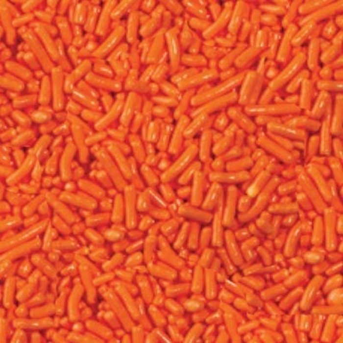Orange Jimmies Cupcake and Cookie Sprinkles  1 oz