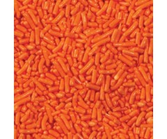 Orange Jimmies Cookie Sprinkles 2 Cups