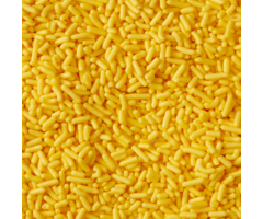 Yellow Jimmies Cookie Sprinkles 2 Cups
