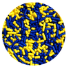 Blue and Yellow Jimmies Cookie Sprinkles 1 cup