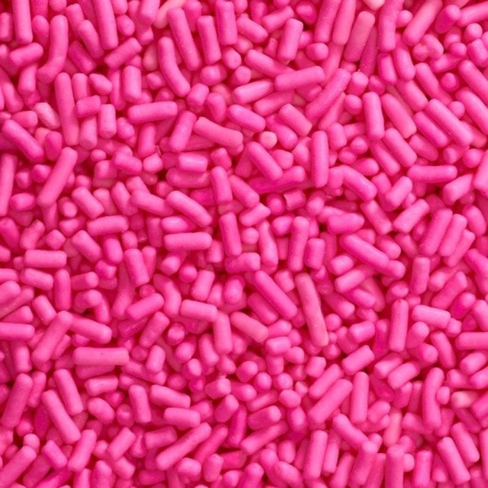 Jimmies Pink Cupcake & Cookie Sprinkles  1 oz