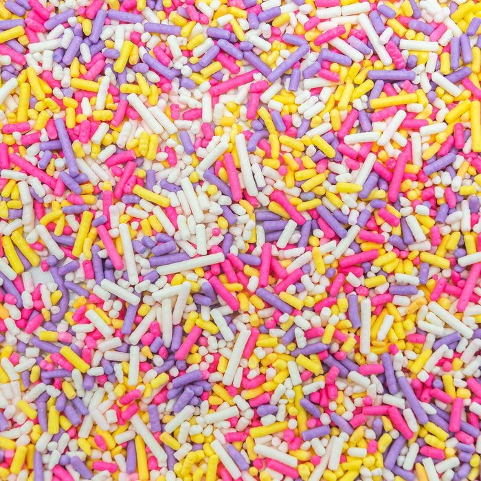 Multi Colored Pastel Jimmies Cupcake Sprinkles 1 cup