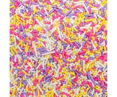 Multi Colored Pastel Jimmies Cookie Sprinkles 2 Cups
